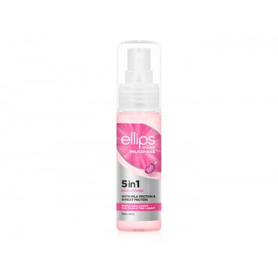 Несмываемый спрей-уход для волос 5в1 с протеинами Ellips 5in1 Hair Vitamin Milkshake Spray, 45мл