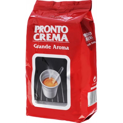 Кофе в зернах Lavazza Pronto Crema Grande Aroma 1 кг (80% арабика / 20% робуста)