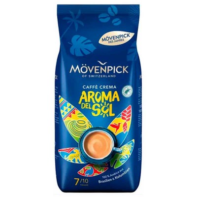 Кофе в зернах Mövenpick Caffè Crema Aroma del Sol, 1 кг, 100% Арабика, Германия