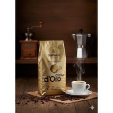 Кофе в зернах Dallmayr Crema d'Oro 1 кг (90% арабика, 10% робуста)