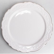 Блюдо сервировочное круглое фарфоровое Pearl 30,5 см Yiwu HP-HK-C18