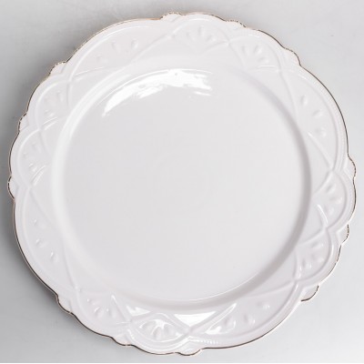 Блюдо сервировочное круглое фарфоровое Pearl 30,5 см Yiwu HP-HK-C18
