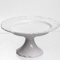 Блюдо на ножке фарфоровое Pearl 15 см Yiwu 120-YH-HG047