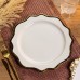 Блюдо сервировочное фарфоровое Antique White 30 см Yiwu HKPP-12