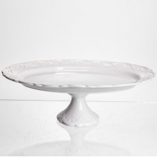 Блюдо на ножке фарфоровое Pearl 25,5 см Yiwu 120-YH-HG050