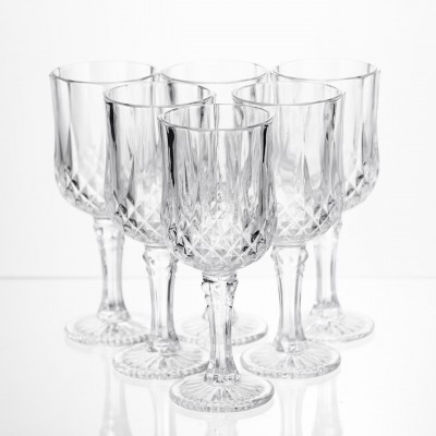Набор бокалов для вина Vintage Crystal 6 штук по 150 мл Yiwu HP-34-73
