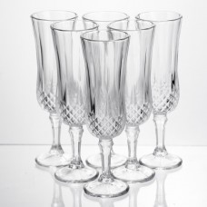 Набор бокалов для шампанского Vintage Crystal 6 штук по 160 мл Yiwu HP-34-72