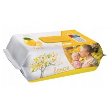 Влажные салфетки Sleepy Lemon с клапаном, 120шт