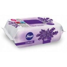 Влажные салфетки Sleepy Lavender с клапаном, 120 шт Влажные салфетки Sleepy Lavender с клапаном, 120 шт