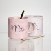 Набор парных фарфоровых чашек Mr&Mis 2 (шт) по 400 (мл) чашки на подарок с ложкой FM-28