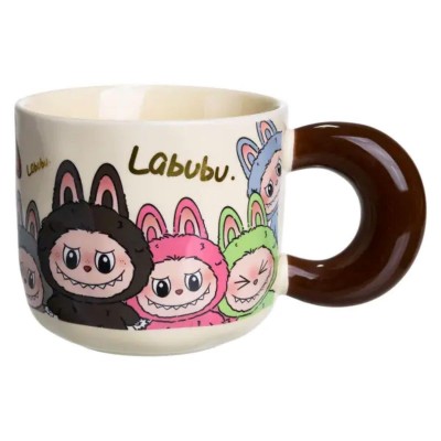 Чашка фарфоровая Labubu 400 (мл) подарочная Yiwu FM-21C