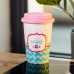 Стакан кружка керамический 420 (мл) с силиконовой крышкой I love my mommy RX-N240288LM
