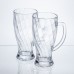 Набор кружек для пива Glass Mug стеклянных 2 штуки по 420 мл HP-17-59