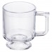 Набор чашек 6 шт для чая и кофе Goblet по 300 (мл) кружки стеклянные Прозрачный HP-19-L6