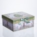 Чашка фарфоровая Garden Rabbits для чая и кофе  с блюдцем и ложкой 300 мл HP-7323-1
