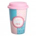 Стакан керамический 420 (мл) с силиконовой крышкой Blessed to be mom RX-N240288BM Стакан керамический 420 (мл) с силиконовой крышкой Blessed to be mom RX-N240288BM