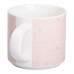 Кружка керамическая 350 (мл) для кофе и чая Розовая RX-N240126P
