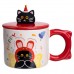 Чашка фарфоровая с крышкой Kitten's Birthday 400 (мл) подарочная кружка прикольная чашка для детей на подарок Красный FM-24D Чашка фарфоровая с крышкой Kitten's Birthday 400 (мл) подарочная кружка прикольная чашка для детей на подарок Красный FM-24D