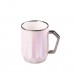 Чашка фарфоровая Glaze 450мл в зеркальной глазури чашки для кофе Желтый HPCYM0885Y