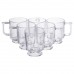 Набор чашек 6 шт для чая и кофе Goblet по 300 (мл) кружки стеклянные Прозрачный HP-19-L6 Набор чашек 6 шт для чая и кофе Goblet по 300 (мл) кружки стеклянные Прозрачный HP-19-L6