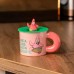 Чашка керамическая с крышкой 