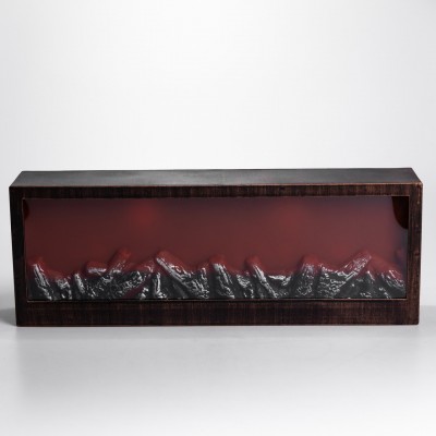 Камин декоративный с LED-подсветкой 60*10*20 см, бронзовый Yiwu SP-26BR