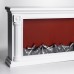 Камин декоративный с LED-подсветкой 64*13*37 см, белый Yiwu SP-60W