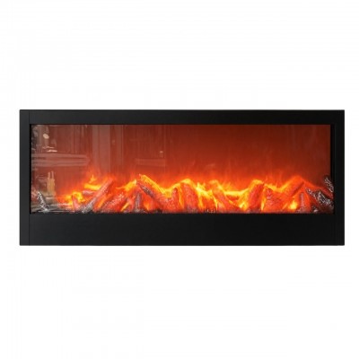 Камин декоративный с LED-подсветкой 60*10*20 см, черный Yiwu SP-26B