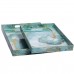 Набор подносов декоративных Turquoise 2 штуки 40х30х4 см с ручками HP-HK-B9