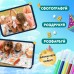 Фотоаппарат детский камера мгновенной печати Динозавр Full HD Синий UR190BL