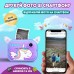Фотоаппарат детский аккумуляторный для фото и видео FullHD с Wi-Fi, камера со встроенным принтером UR190VBL