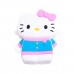 Детская силиконовая сумочка Hello Kitty 13*10*3 см Белый HP-55-1W