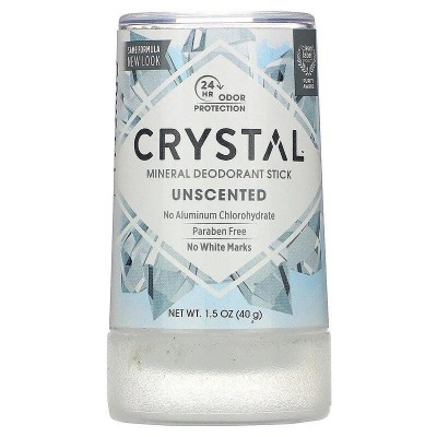 Crystal натуральные дезодоранты, солевые дезодоранты Crystal Body Deodorant Travel Stick, 40 г