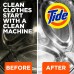 Порошок для очистки стиральных машин Tide Washing Machine Cleaner with OXI 75 г, средство для очистки и удаления запахов (1 пакет)