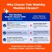 Порошок для очистки стиральных машин Tide Washing Machine Cleaner with OXI 75 г, средство для очистки и удаления запахов (1 пакет)
