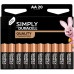 Лужна батарейка Duracell AA LR06 MN1500 1 шт. , пальчиковая батарейка 1.5 В для бытовых устройств (1шт.)