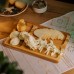 Доска для подачи деревянная 30×20 см прямоугольная на 3 секции, ясень T31W200