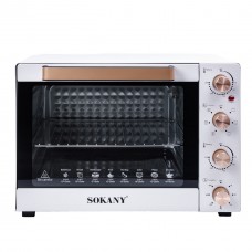 Настольная электродуховка для дома 60 л электропечь, духовая печь Sokany 1700 Вт духовка SK10010