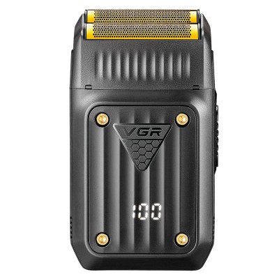 Электробритва мужская шейвер с двойным лезвием и LED-дисплеем VGR V-363