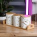 Банки для сыпучих продуктов, набор из 3 шт по 650 мл HP1209
