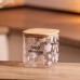 Банка для сыпучих продуктов с бамбуковой крышкой 800 мл емкость для сыпучих стекло HP-34-25