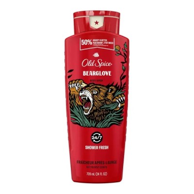 Гель для душа Old Spice Bearglove 709 мл (США) – мужской body wash с длительным ароматом и густой пеной