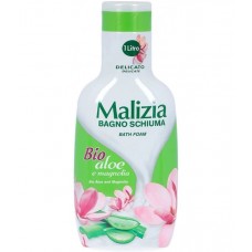 Гель-пена для душа и ванны Malizia Bio Aloe 1л