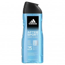 ГЕЛЬ ДЛЯ ДУША 3В1 ДЛЯ ТІЛА ВОЛОССЯ ТА ОБЛИЧЧЯ ЧОЛОВІЧИЙ ADIDAS DOCCIASH AFTER SPORT BLU ML 400