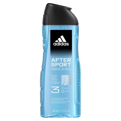 ГЕЛЬ ДЛЯ ДУША 3В1 ДЛЯ ТІЛА ВОЛОССЯ ТА ОБЛИЧЧЯ ЧОЛОВІЧИЙ ADIDAS DOCCIASH AFTER SPORT BLU ML 400