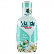 Гель-пена для душа и ванны Белый Мускус Malizia White Musk with Antibacteria 1 л