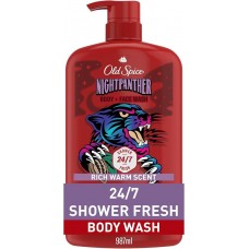 Гель для душа Old Spice NightPanther Body Wash для мужчин, сандал и темный шоколад, 987 мл (США)