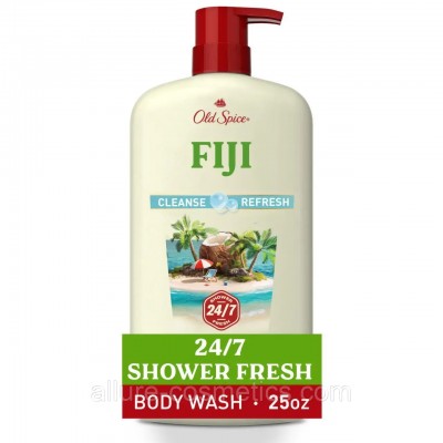 Гель для душа Old Spice Fiji Body Wash для мужчин, аромат кокоса и тропической свежести, 739 мл (США)
