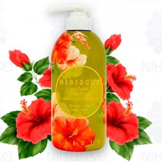 Парфюмированный гель для душа с гибискусом - Jigott Hibiscus Perfume Body Wash, 750 мл