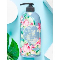 Парфюмированный гель для душа с лотосом - Jigott Lotus Perfume Body Wash, 750 мл